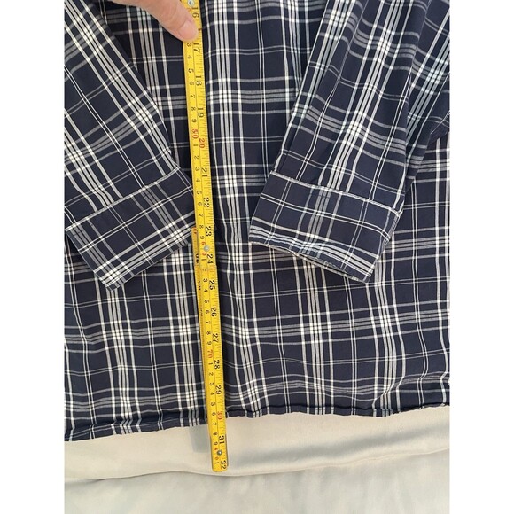 Blue Mountain Shirt Size 3XL Black Gray Button Up Long Sleeve Button Down Collar - Picture 5 of 6